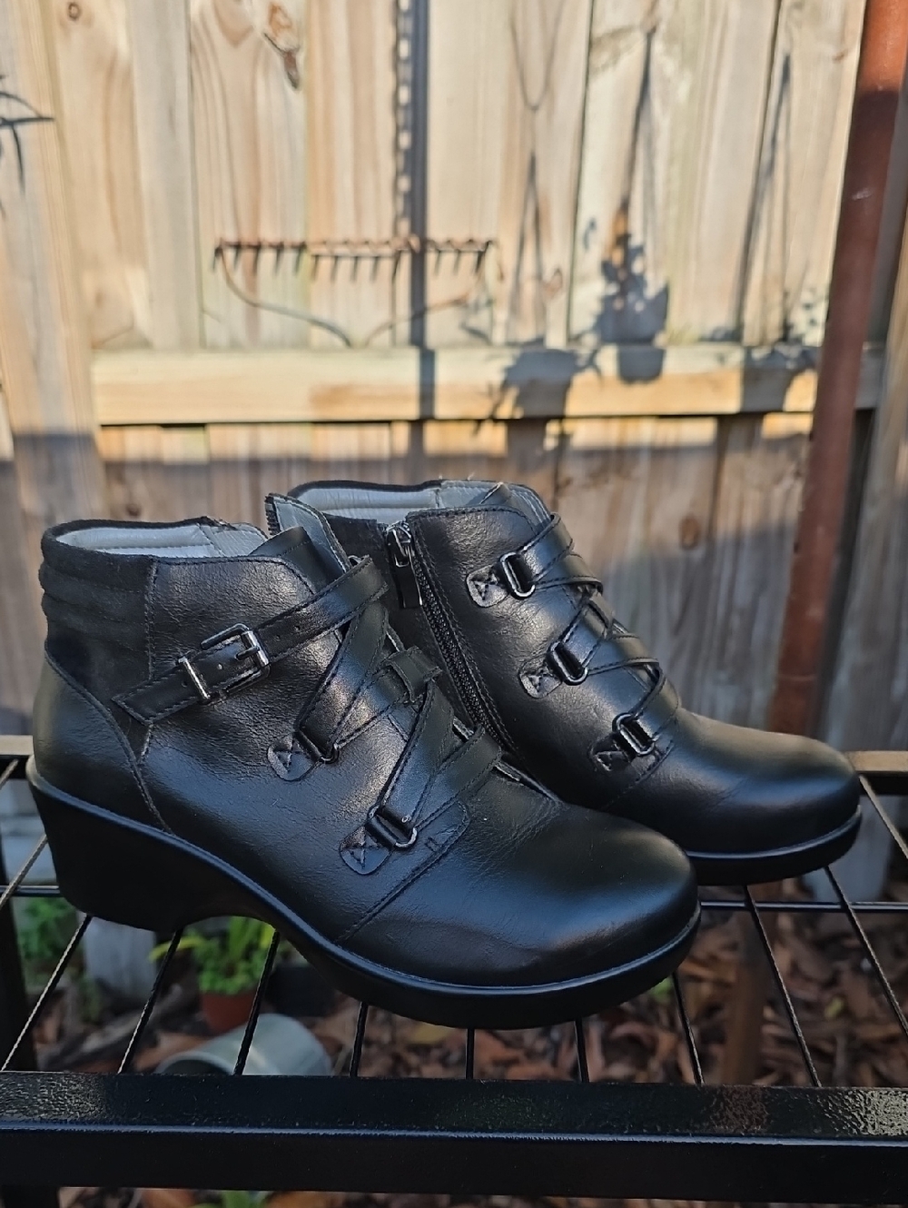 Alegria Indi Leather Bootie